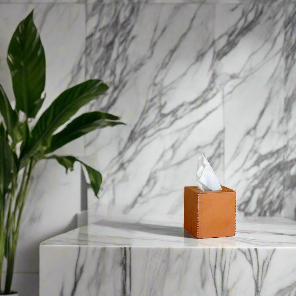 Pañuelo | Leather Tissue Box Cover