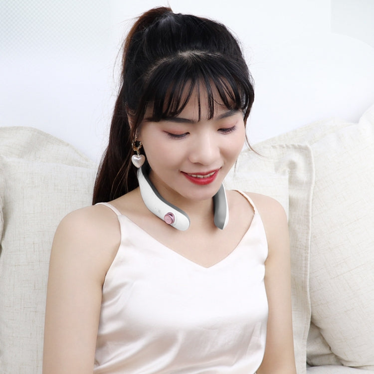 ST-307 Smart Home Office Car Multi-Function Cervical Massager Shoulder Neck Massage(White)
