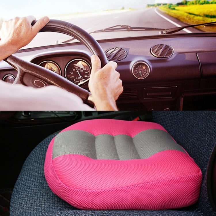 Driving Test Thickening & Heightening Pad Office Correction Hip Pad, Size: 38x38x10cm(Rose Gray)