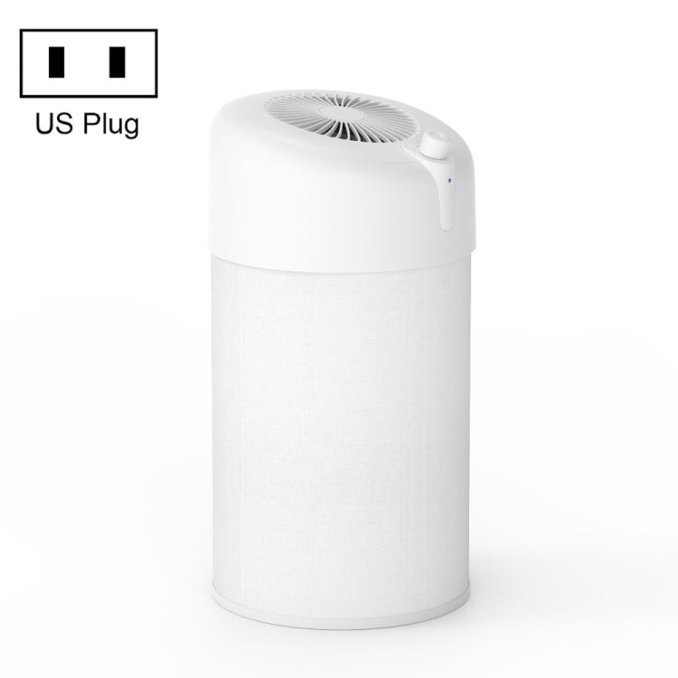 NBO-KJ290 Ultraviolet Air Purifier Desktop HEPA Air Disinfection Machine, US Plug(White)