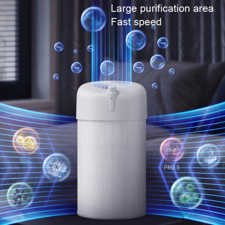 NBO-KJ290 Ultraviolet Air Purifier Desktop HEPA Air Disinfection Machine, US Plug(White)