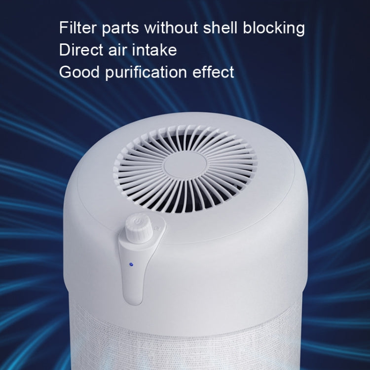 NBO-KJ290 Ultraviolet Air Purifier Desktop HEPA Air Disinfection Machine, US Plug(White)