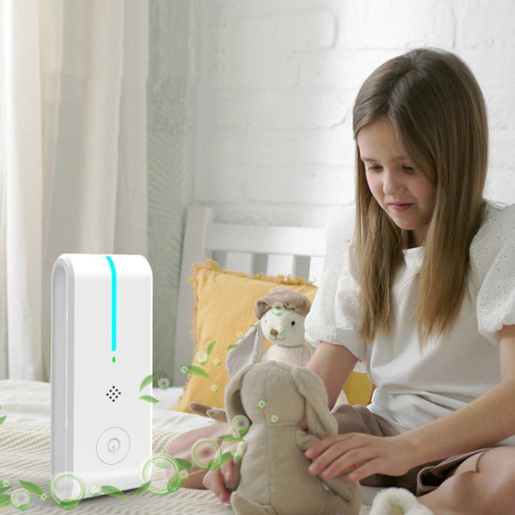 JHQ-12S Negative Ion Formaldehyde Removal Air Purifier Room Deodorizer, Spec: EU Plug(White)