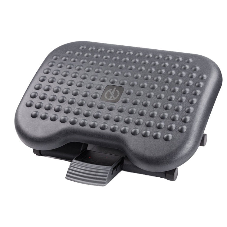 Office Adjustable Massage Foot Pedal Children Step Stool Pregnant Women Massage Mat(Black)