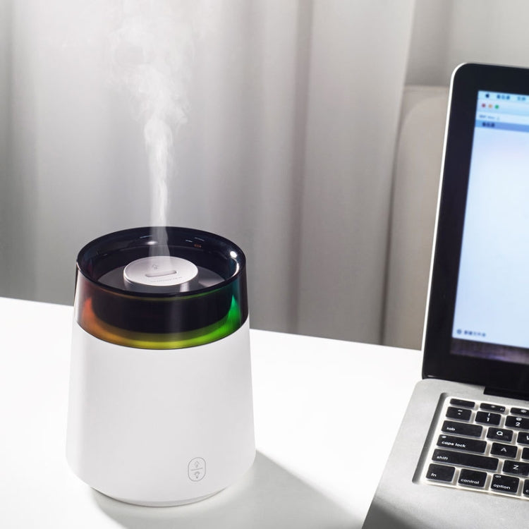 H10 Home Portable Office Aromatherapy Diffuser Running Horse Night Light Large Fog Humidifier(White)