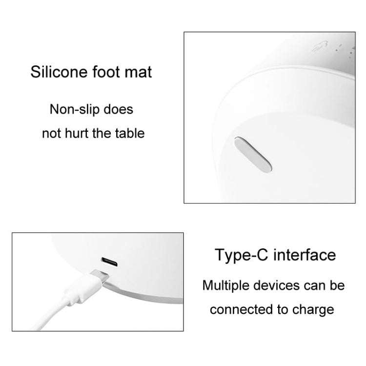 H10 Home Portable Office Aromatherapy Diffuser Running Horse Night Light Large Fog Humidifier(White)