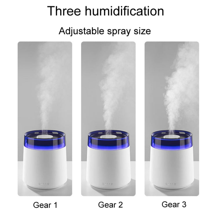 H10 Home Portable Office Aromatherapy Diffuser Running Horse Night Light Large Fog Humidifier(White)