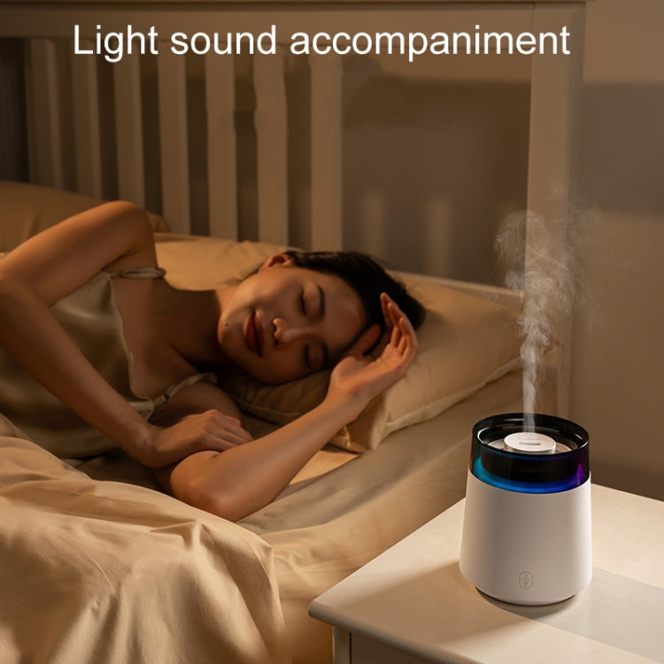 H10 Home Portable Office Aromatherapy Diffuser Running Horse Night Light Large Fog Humidifier(White)