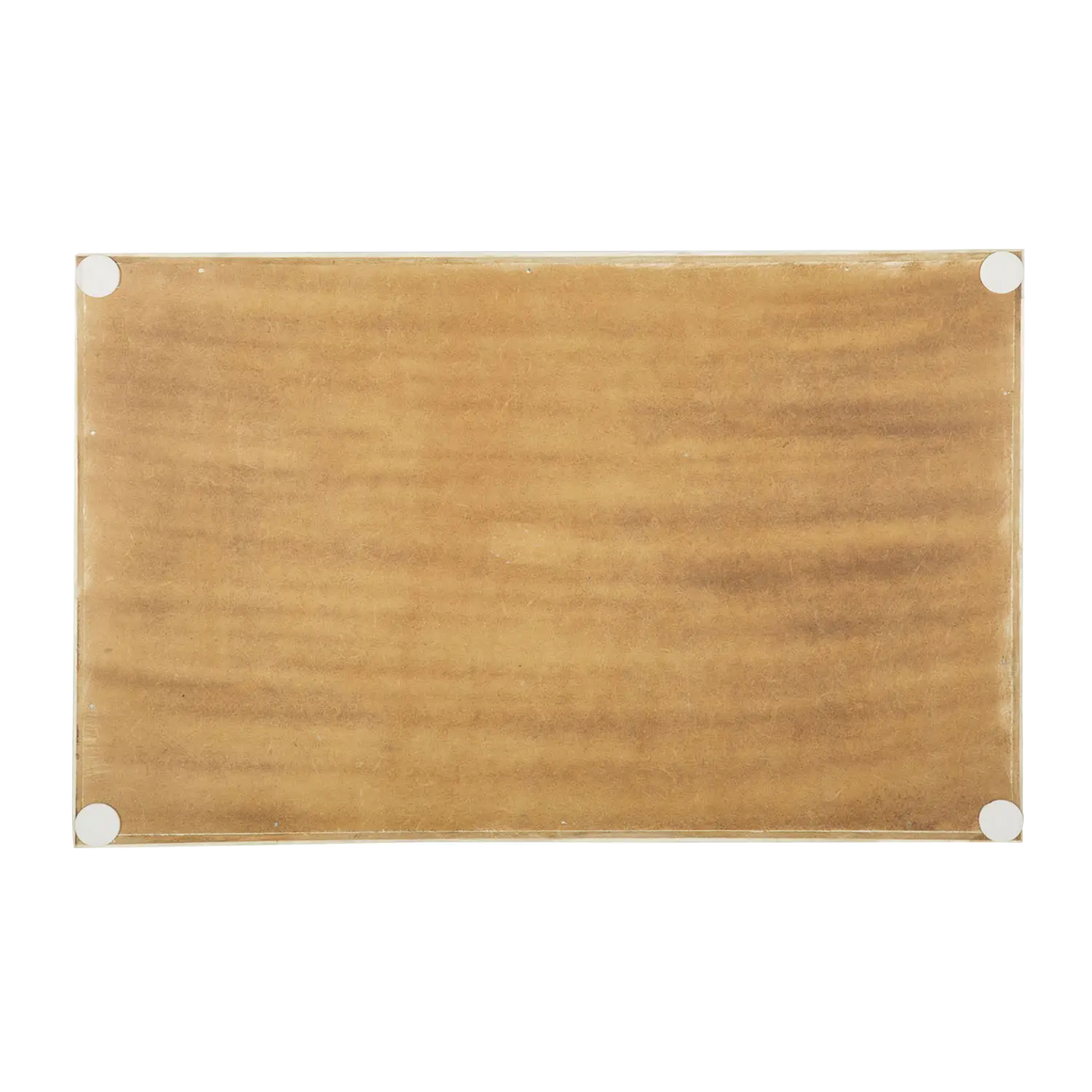 Decorative Tray Plain White Pattern Bone Inlay Collection in 2 Sizes