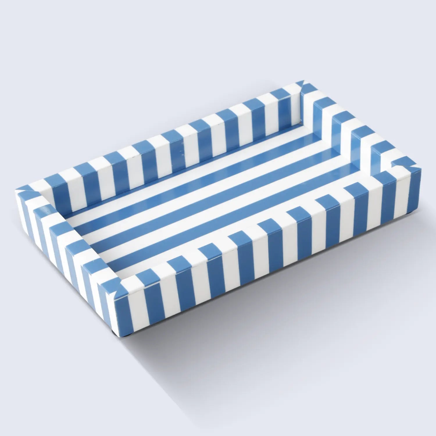 Decorative Trays Riviera Volupte Pattern Resin Inlay Collection in 10x6