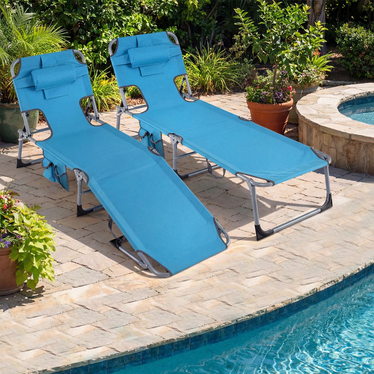 Tanning Chair with Face Arm Holes Folding Chair