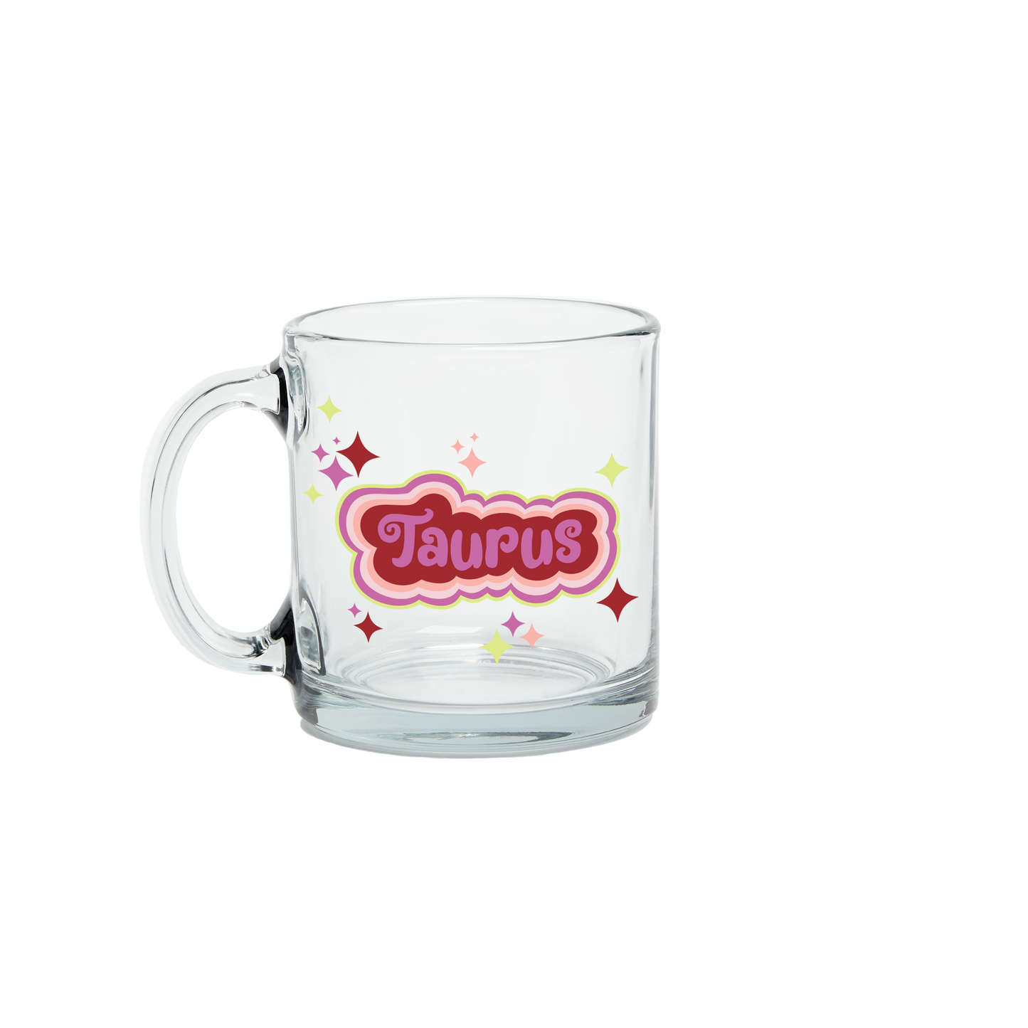 Astrology Clear Glass Mug