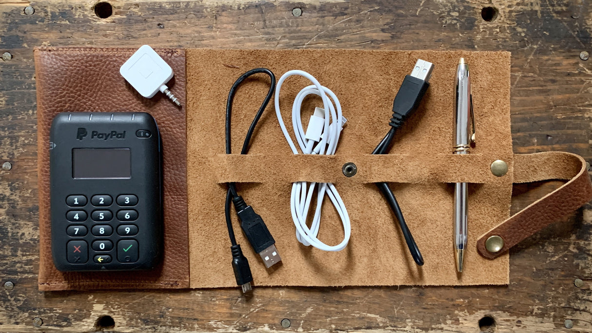 Leather Tech Organizer