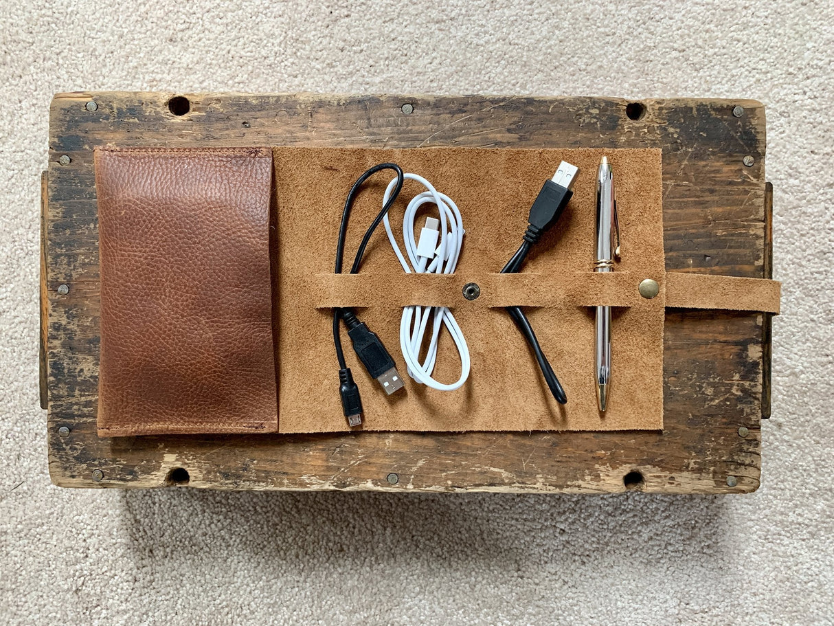 Leather Tech Organizer