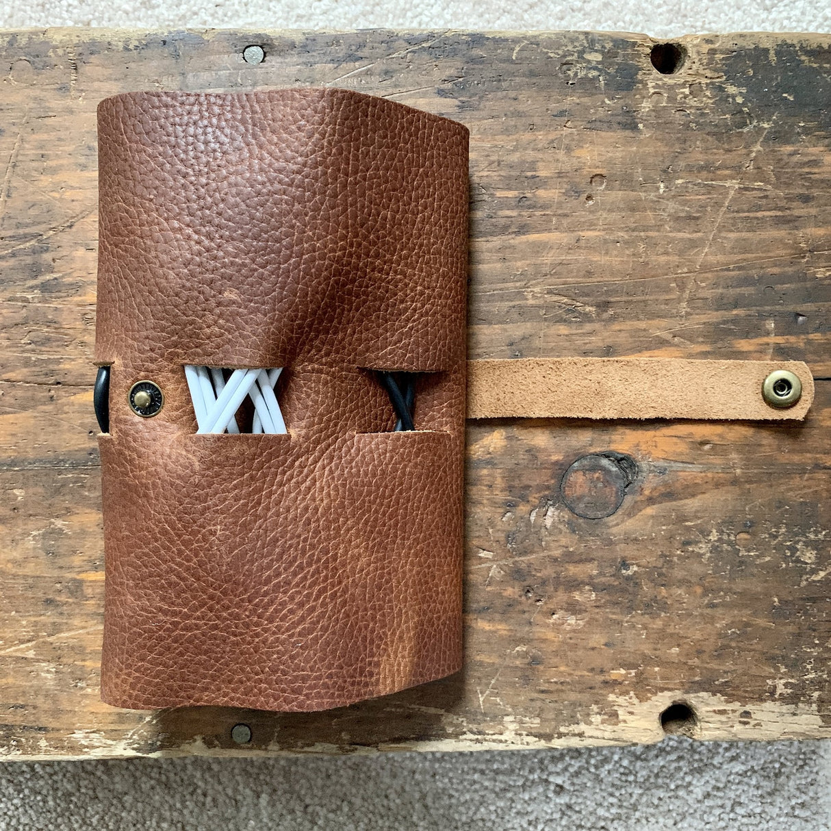 Leather Tech Organizer