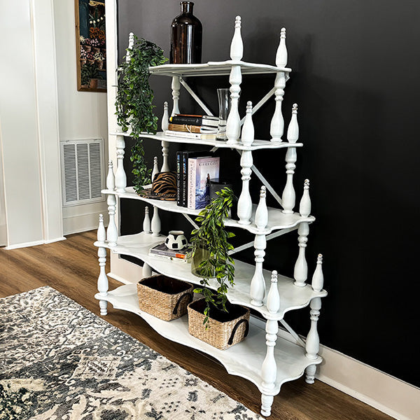 HUGE Antique Inspired French Cottage Etagere