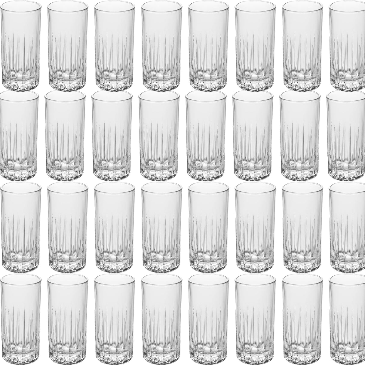 Traze Tom Collins Crystal Cut Glasses - 11.5 Oz
