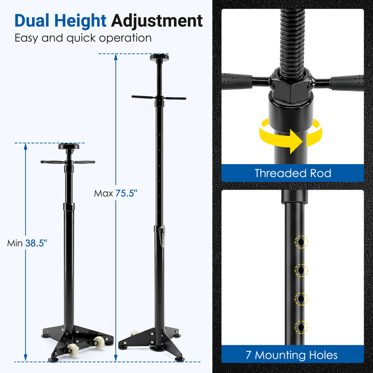 Underhoist Support Stand for Vehicle Components Support