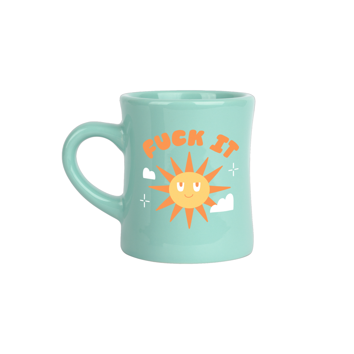 Fuck It Mint Diner Mug