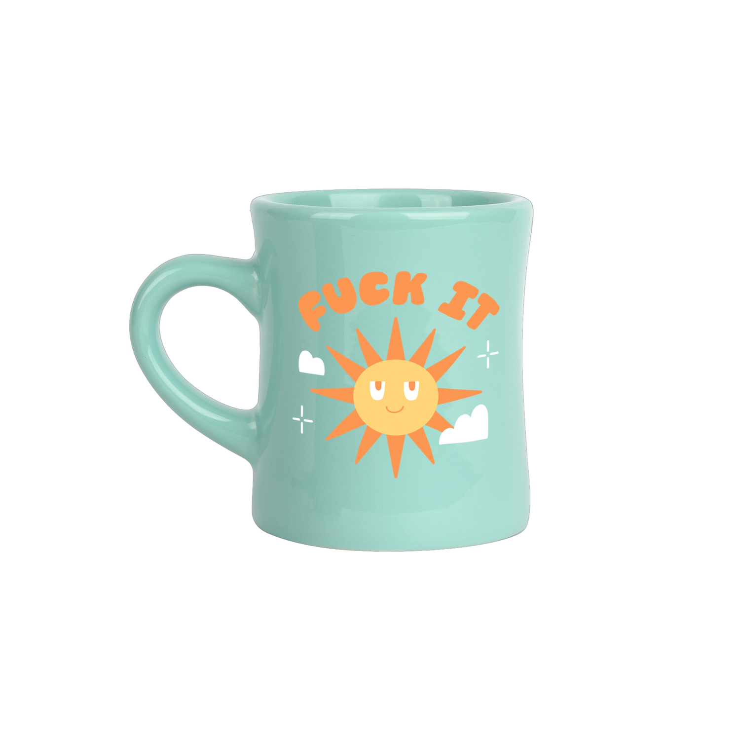 Fuck It Mint Diner Mug