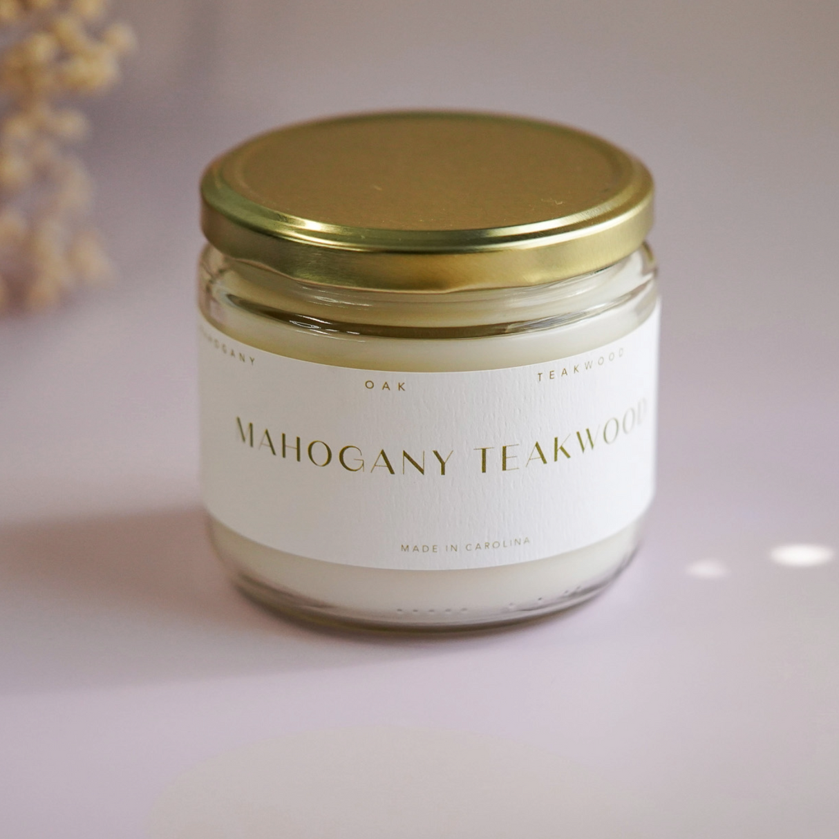 Mahogany Teakwood Candle