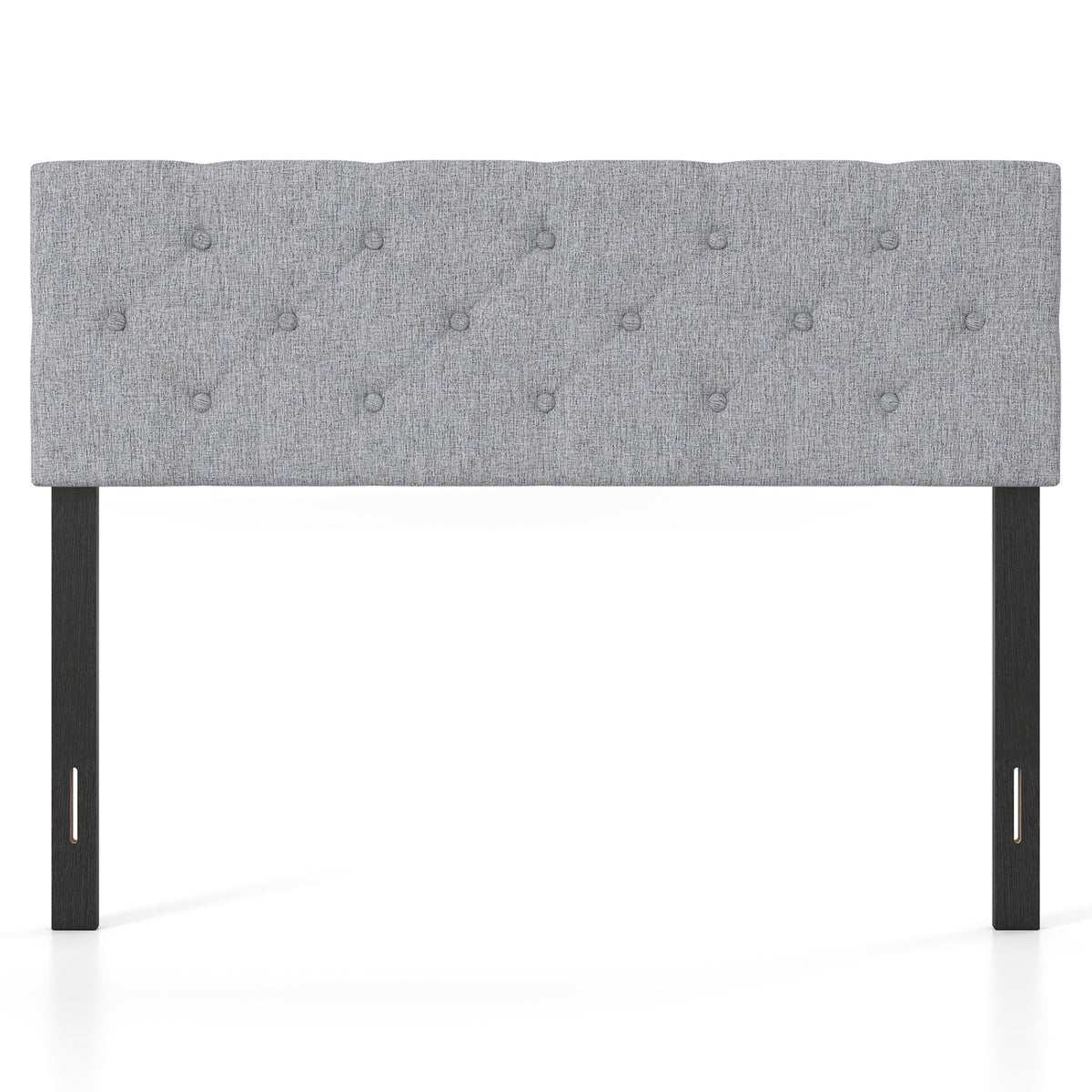 Upholstered Headboard Queen/Full Size Tufted Linen Fabric Bed Frame Mount Panel