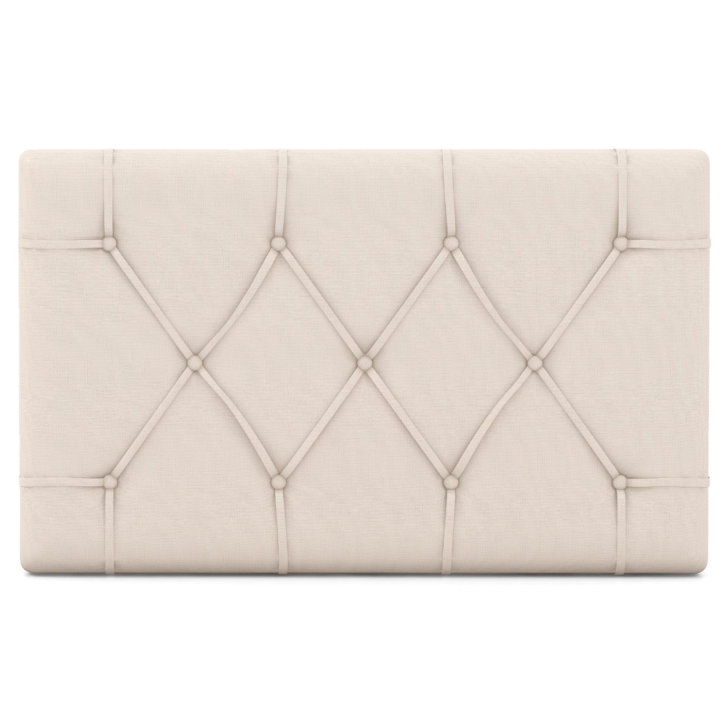 Upholstered Headboard for Twin Size Bed with Fabric Upholstery