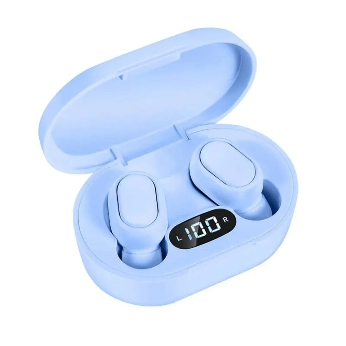 TWS Bluetooth Earbuds with One-Step Pairing and LED Battery Display
