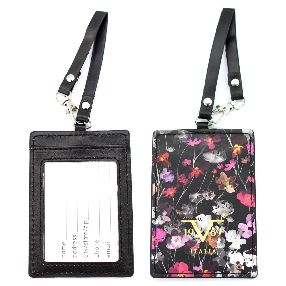 Runway Vegan Leather Luggage Tags Set