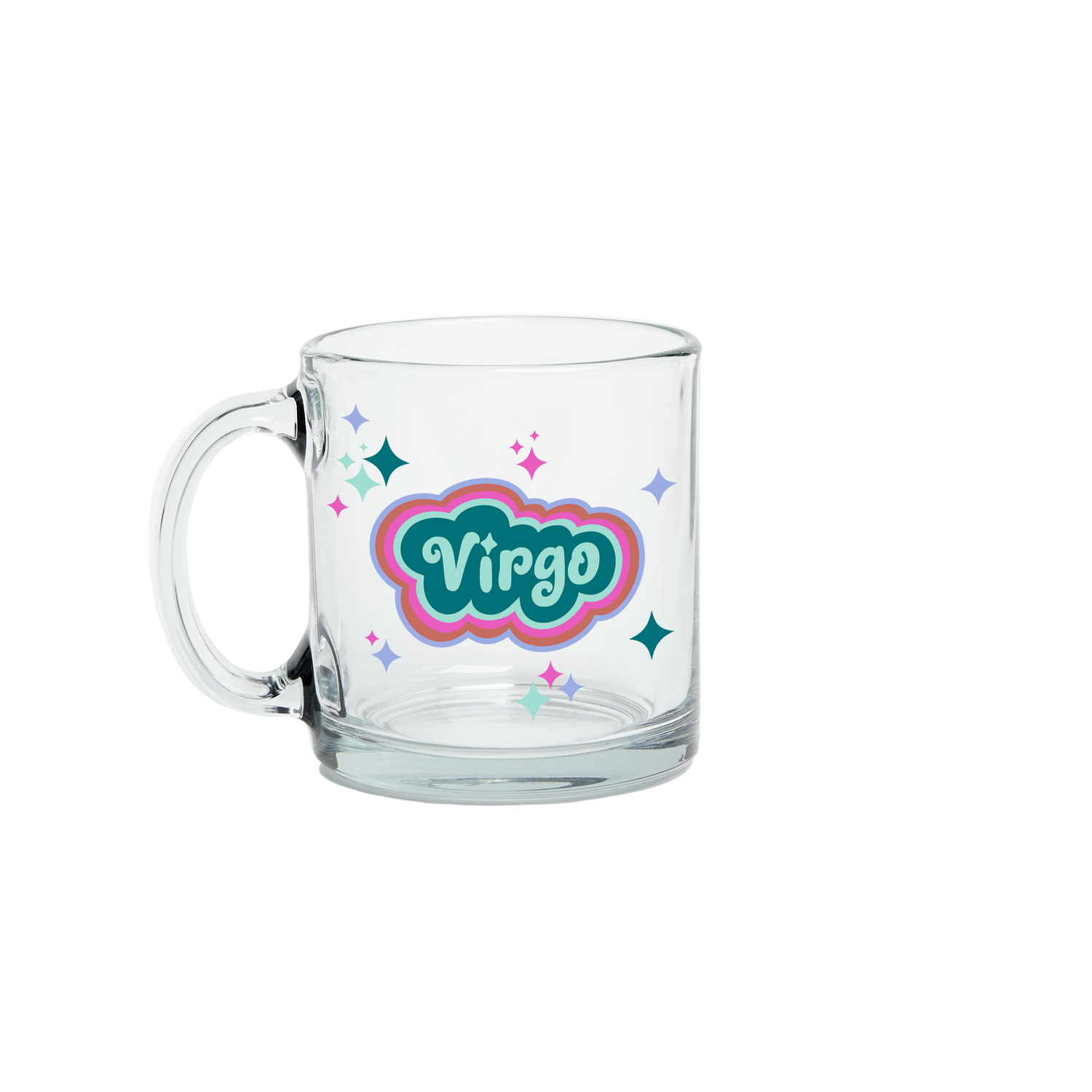Astrology Clear Glass Mug