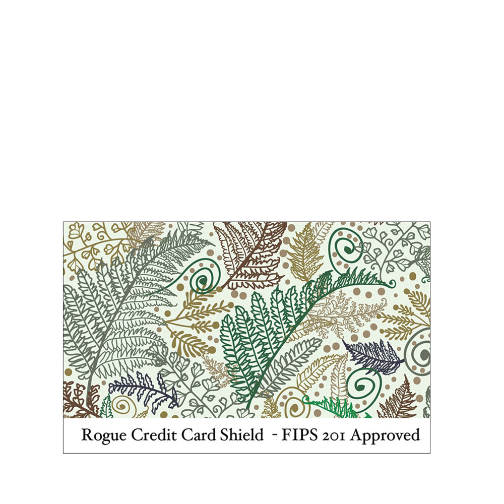RFID Blocking Credit Card Sleeves - Fern