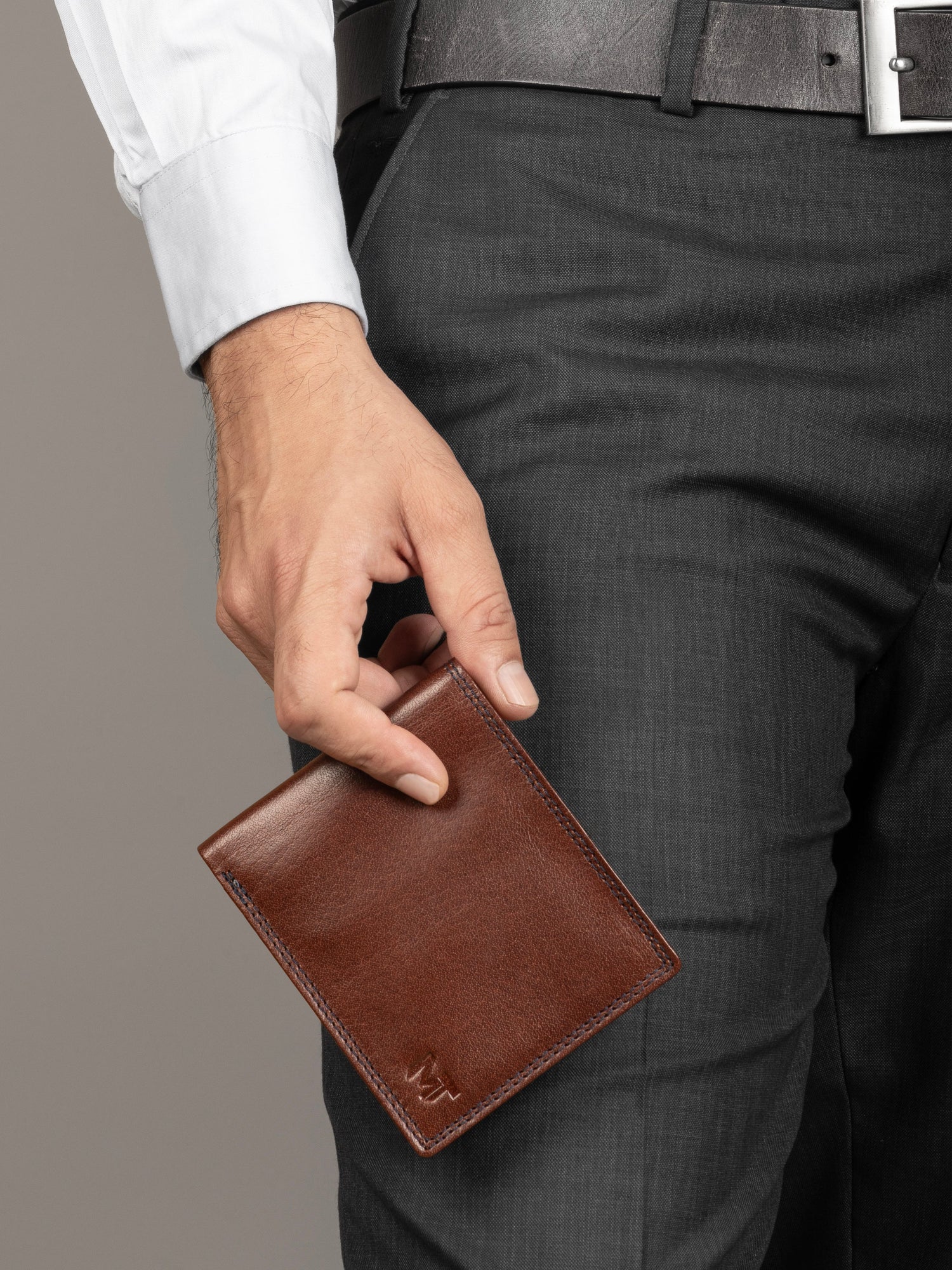 Brown Slate Cash & Card Holder