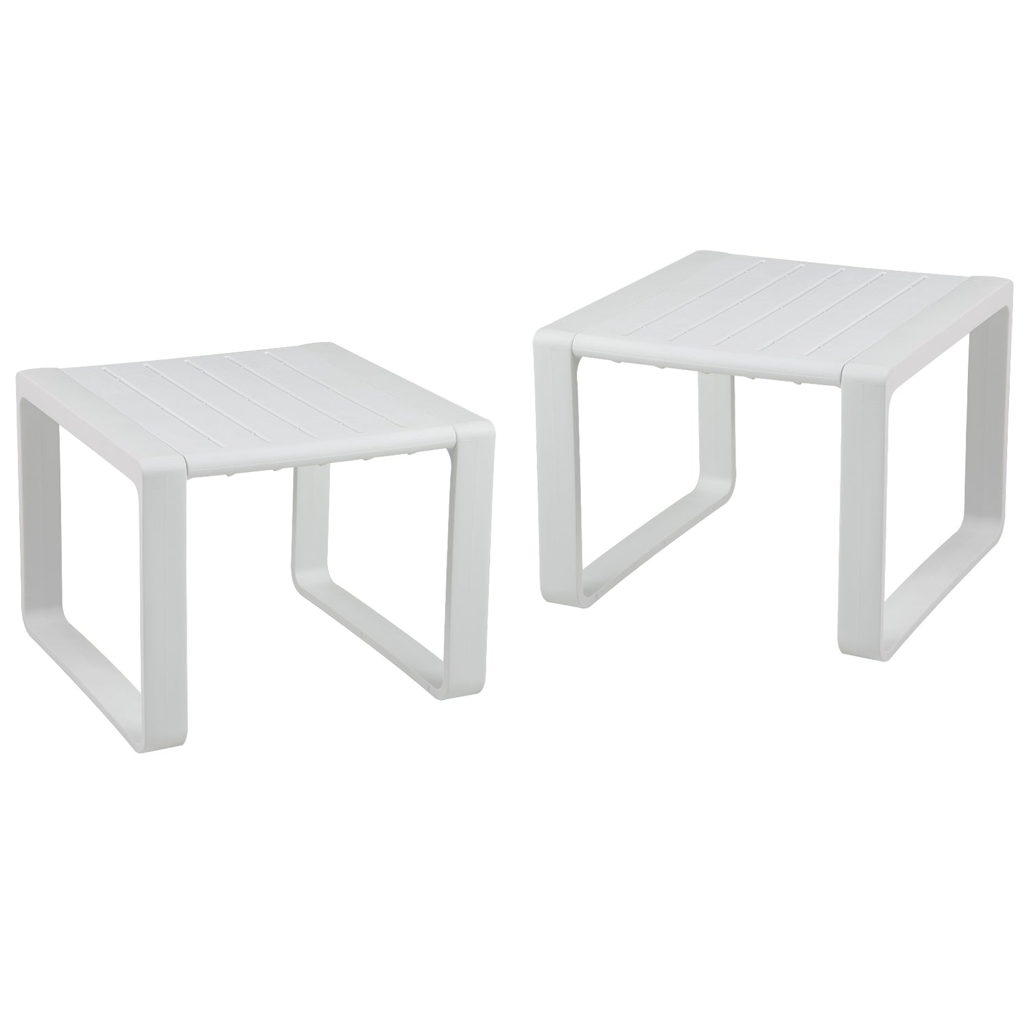 Weather Resistant Adirondack Outdoor Side Table Set of 2