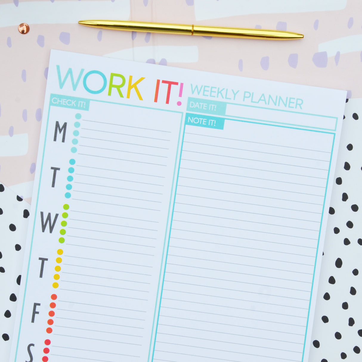 Notepad - WORK IT! (Weekly Notepad)