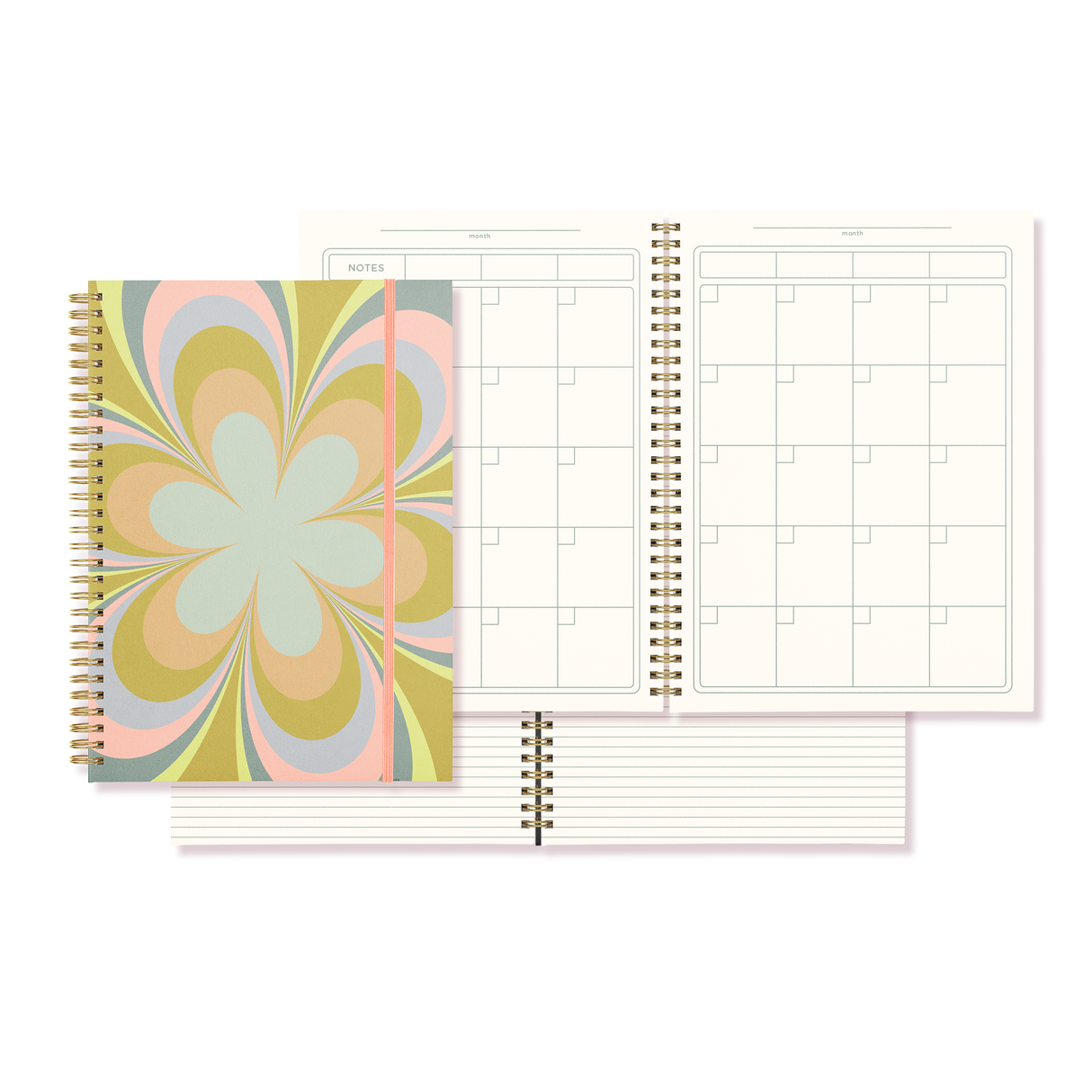 Kaleidoscope Floral Notebook