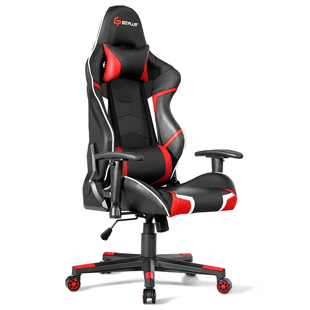 Lumbar Support Massage Gaming Reclining Racing Chair