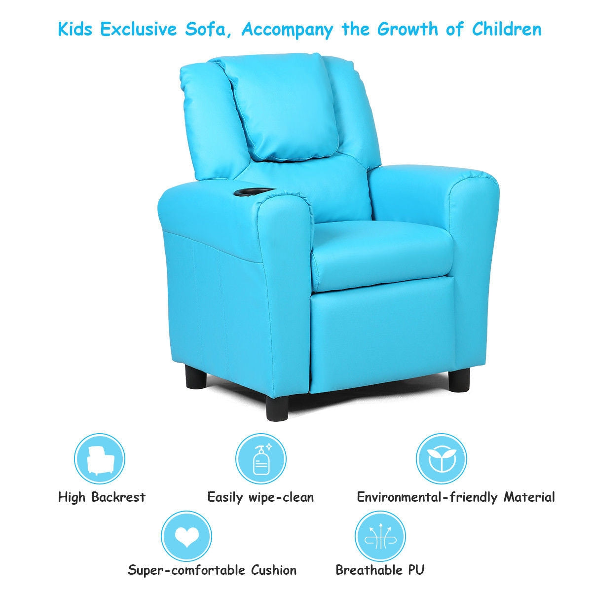 Kids Recliner Armchair Sofa