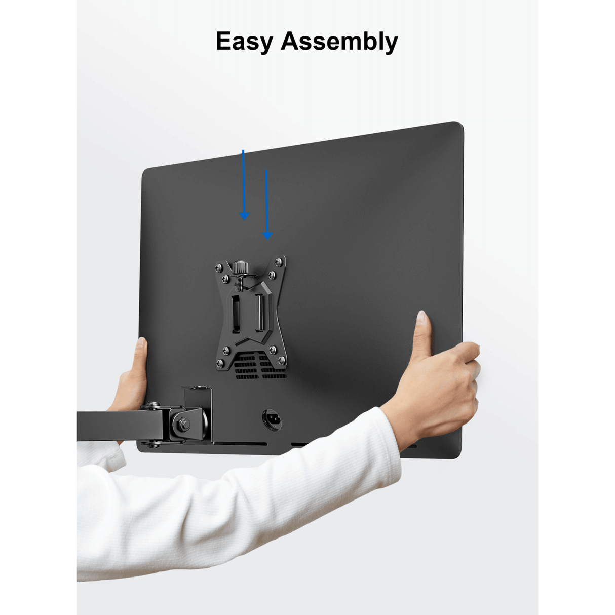 ErgoAV Motion Desk Stand for Dual Monitors 13" to 32"