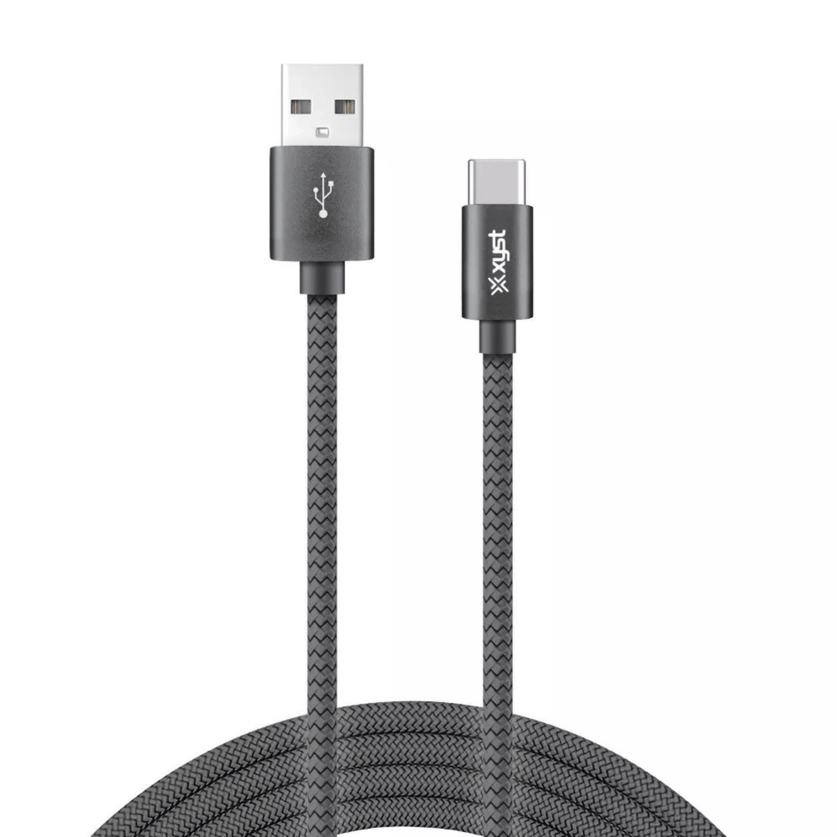 Xyst Charge and Sync USB to USB-C Braided Cable 10Ft