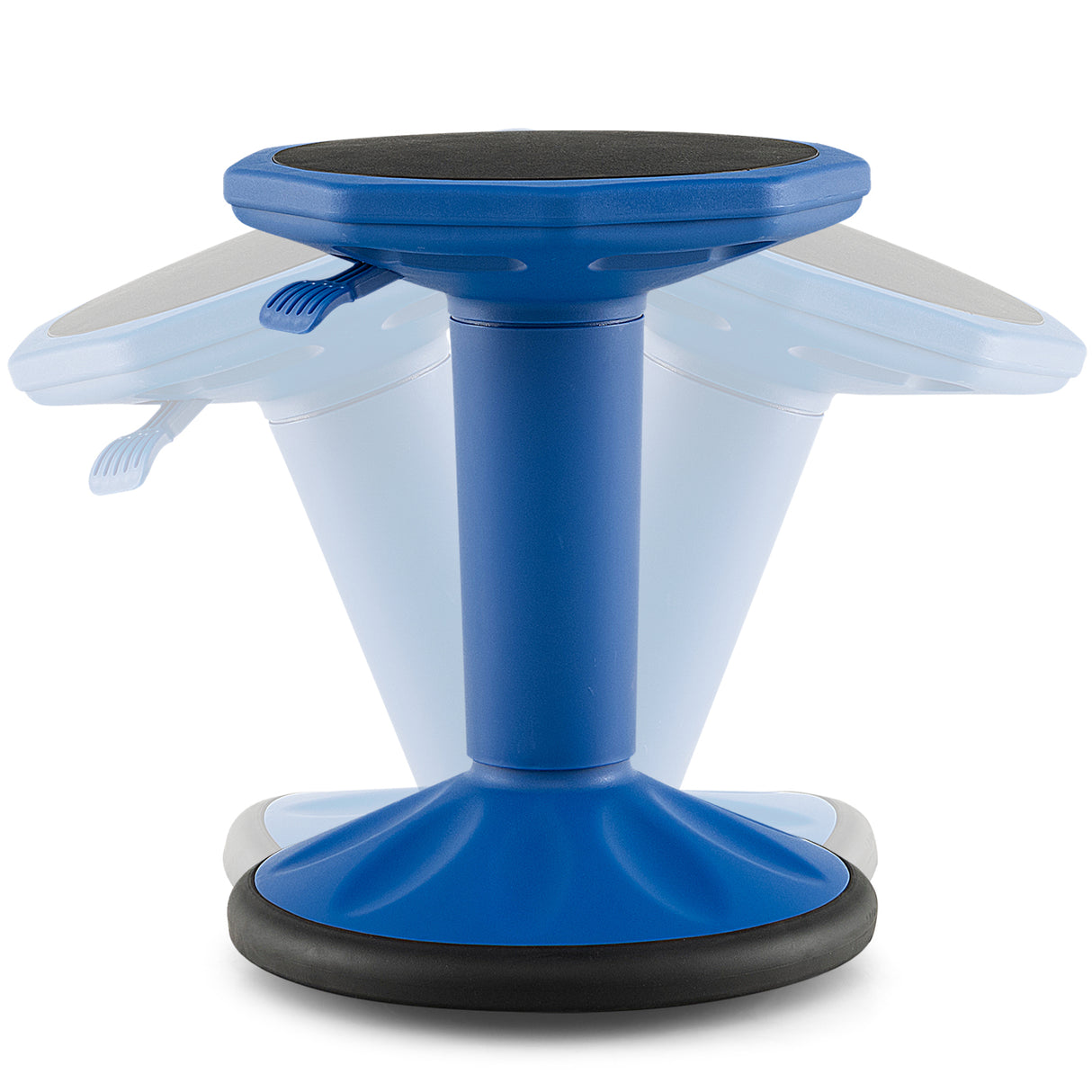 Adjustable Active Learning Stool Sitting Home Office Wobble Chair with Cushion Seat