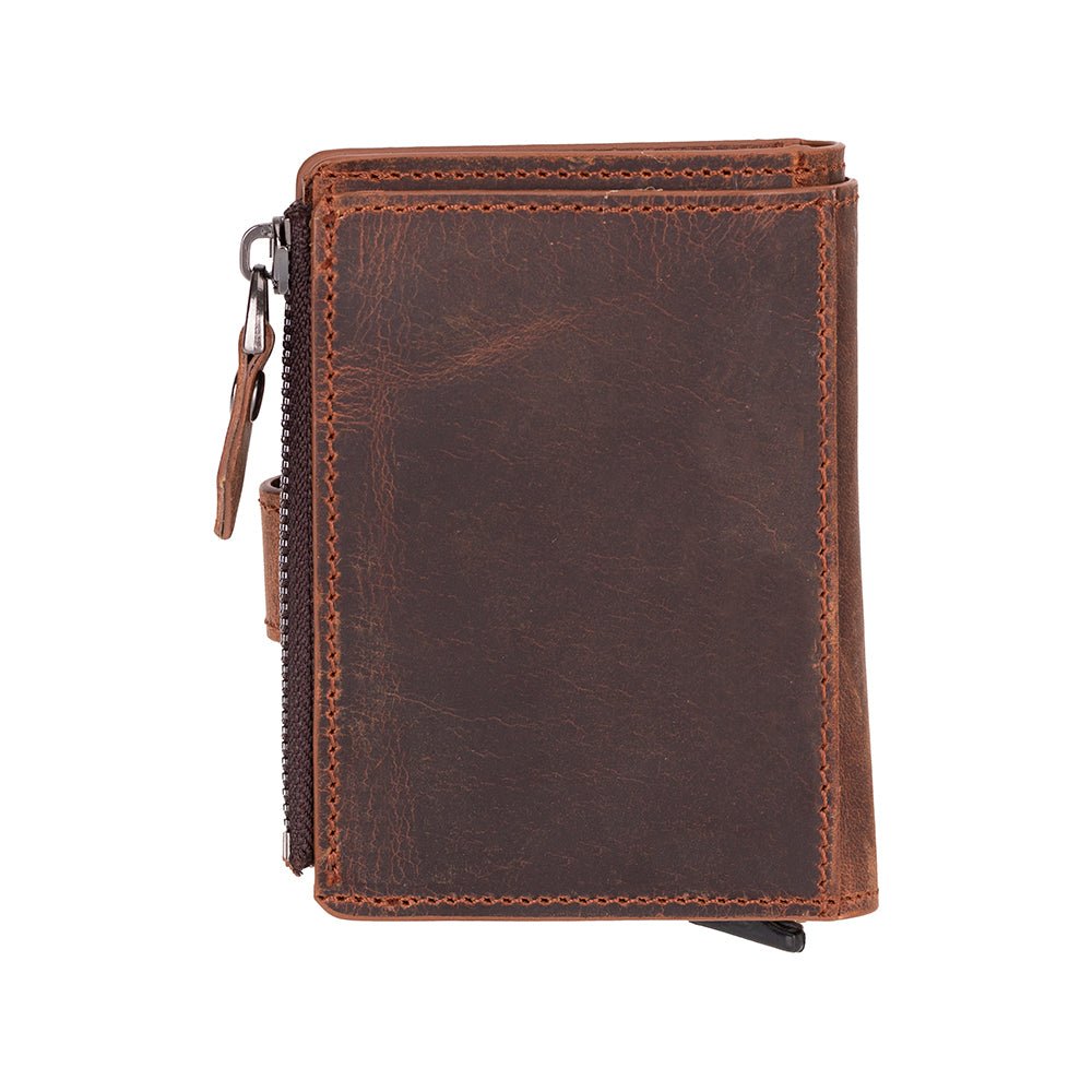 Andalusia Genuine Leather Pop-Up Cardholder with RFID Protection