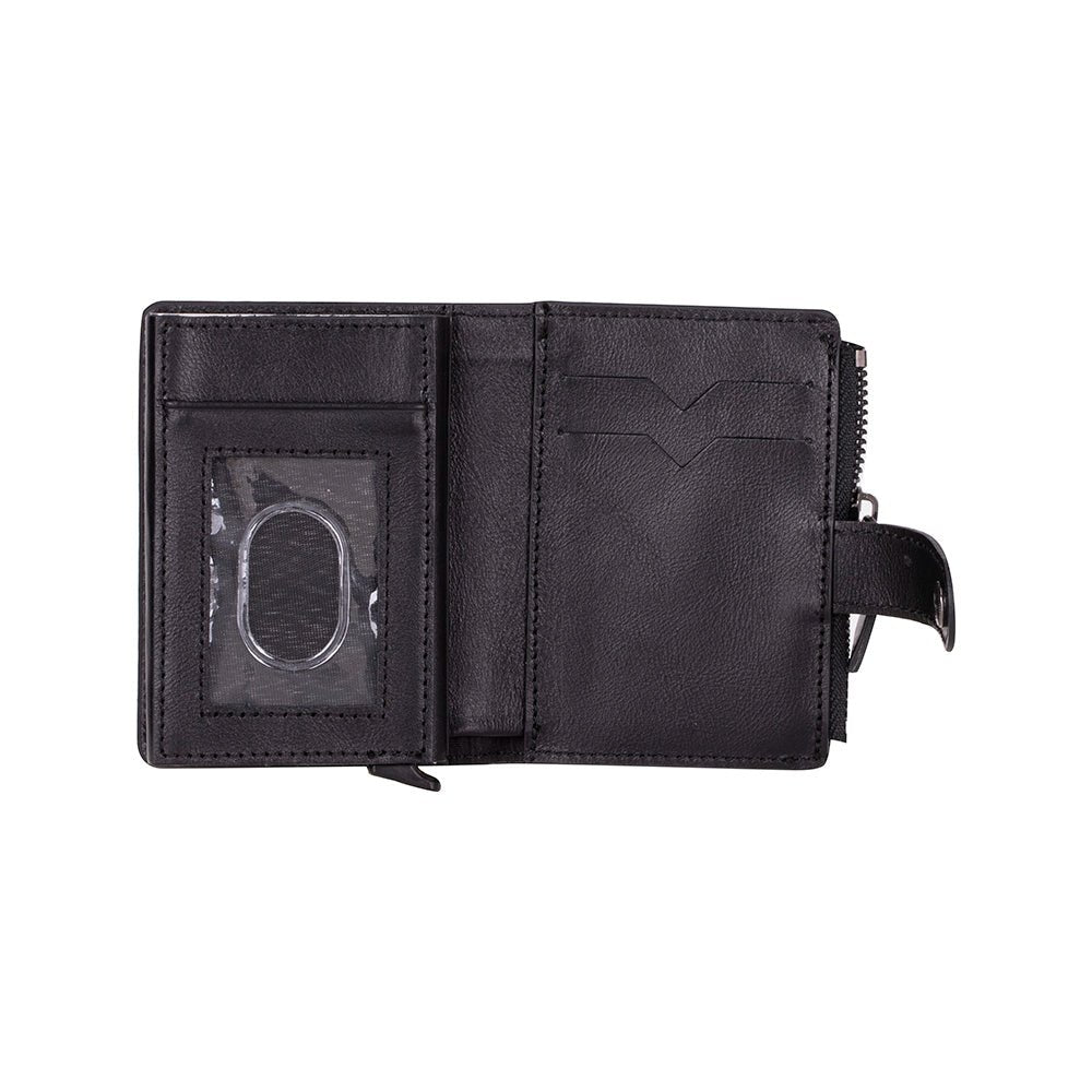 Andalusia Genuine Leather Pop-Up Cardholder with RFID Protection