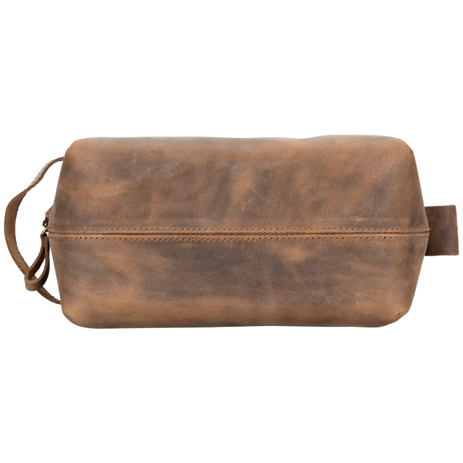 Oswego Men's Leather Dopp Kit & Small Travel Handbag