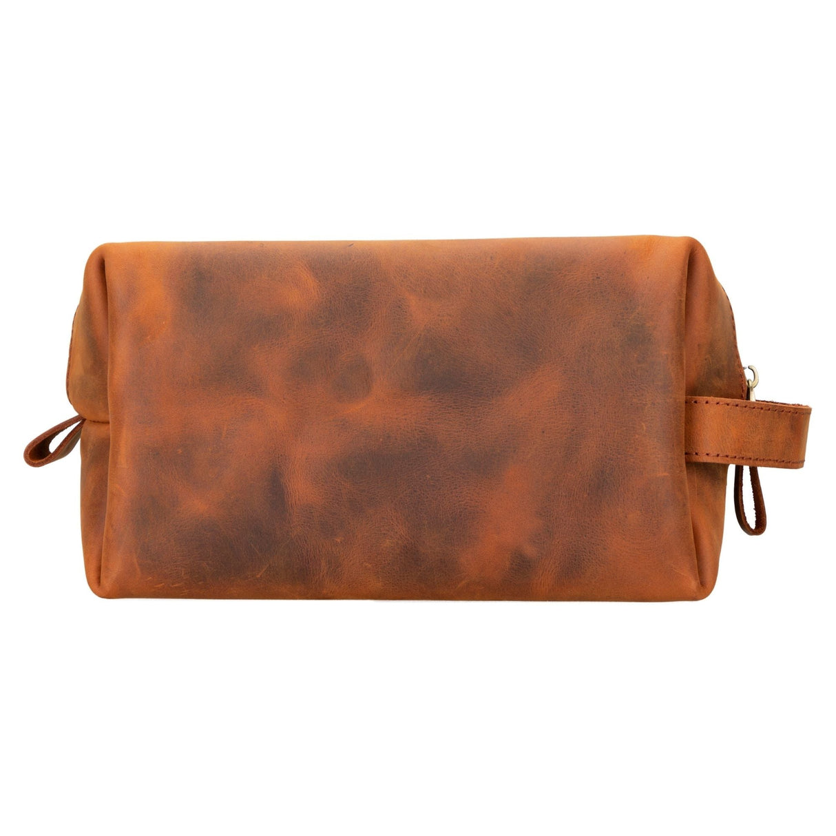 Oswego Men's Leather Dopp Kit & Small Travel Handbag