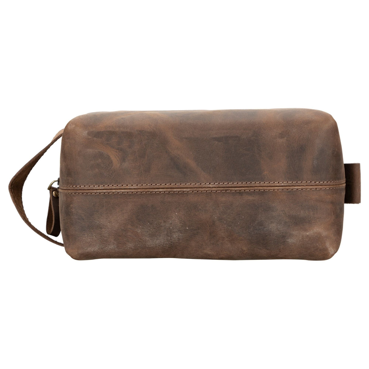Oswego Men's Leather Dopp Kit & Small Travel Handbag
