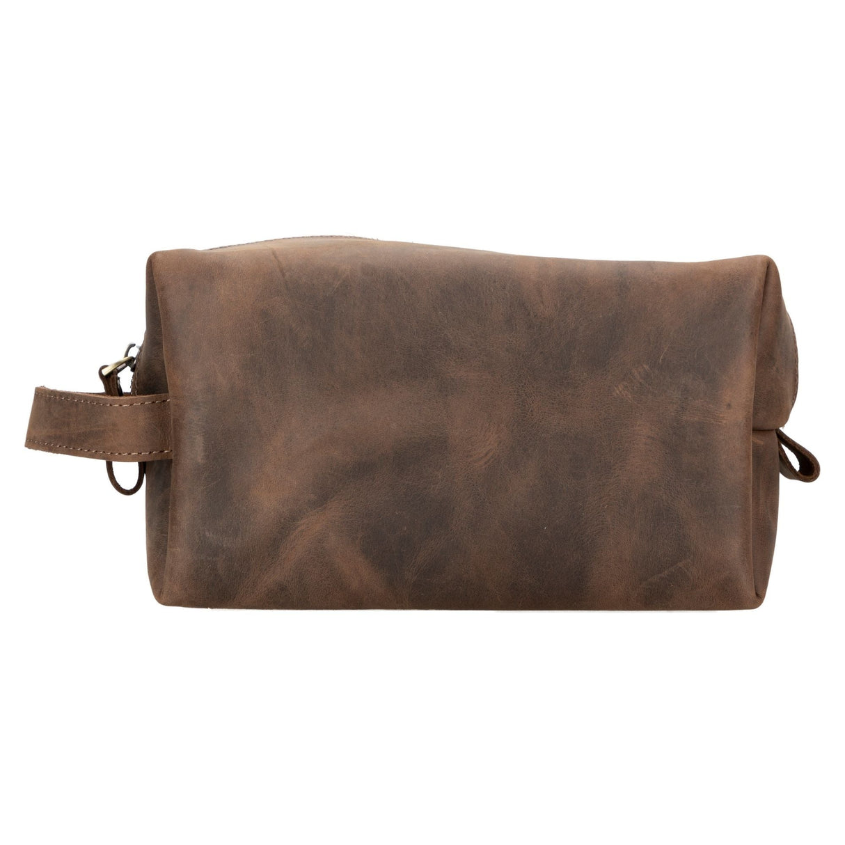 Oswego Men's Leather Dopp Kit & Small Travel Handbag