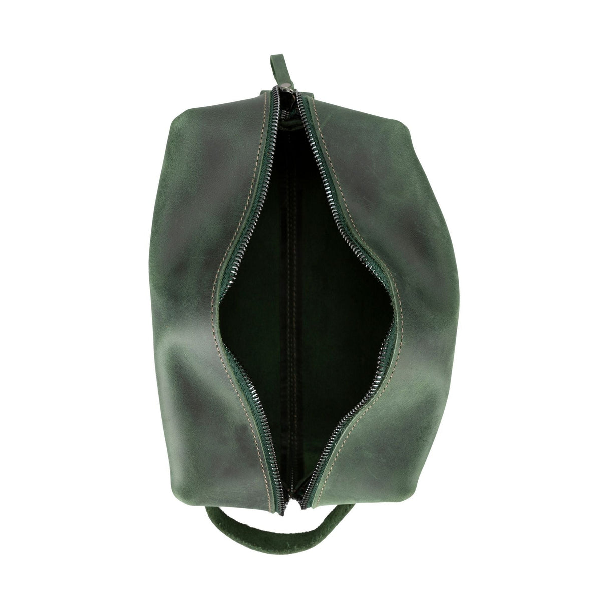 Oswego Men's Leather Dopp Kit & Small Travel Handbag