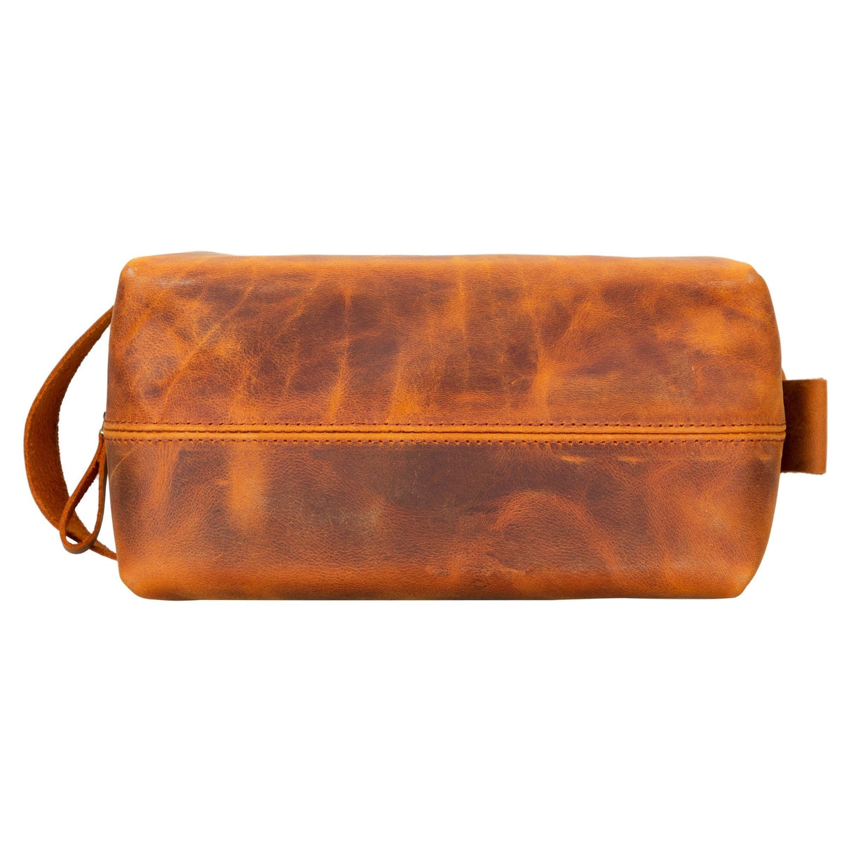 Oswego Men's Leather Dopp Kit & Small Travel Handbag