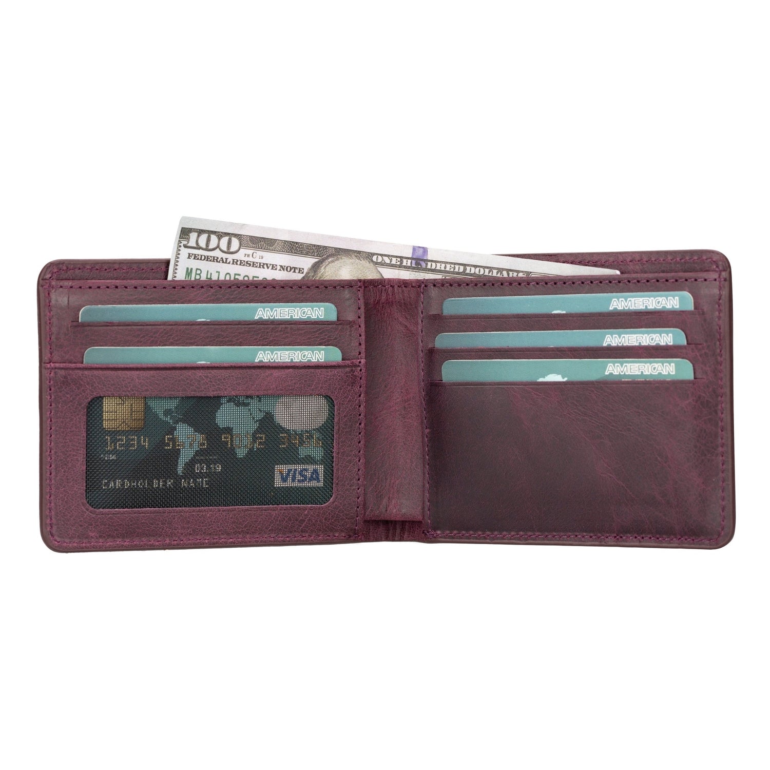 Arvada Handmade Bifold Leather Men Wallet