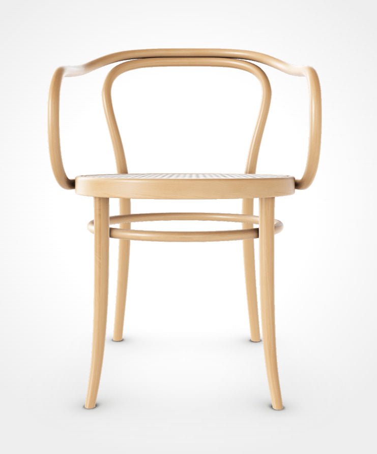 August Thonet No. 30 Bentwood Chair by Ton - Natural Beech / Cane Seat